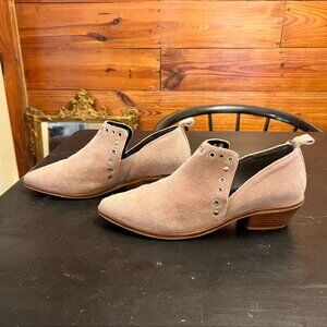 REBECCA MINKOFF Women's Light Pink Suede Booties - Size 8